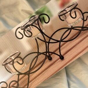 Candle Holder - 3 tier tea light candle holder - Tabletop Candle holder